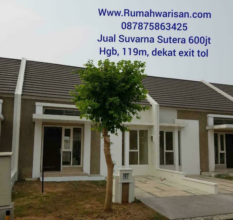Rumah Suvarna Sutera 600jt dijual di Lippo Karawaci 087875863425