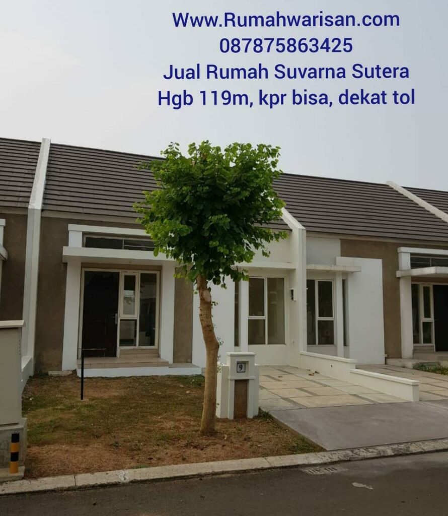 Jual Suvarna Sutera 600jt di Tangerang Rumahwarisan 087875863425