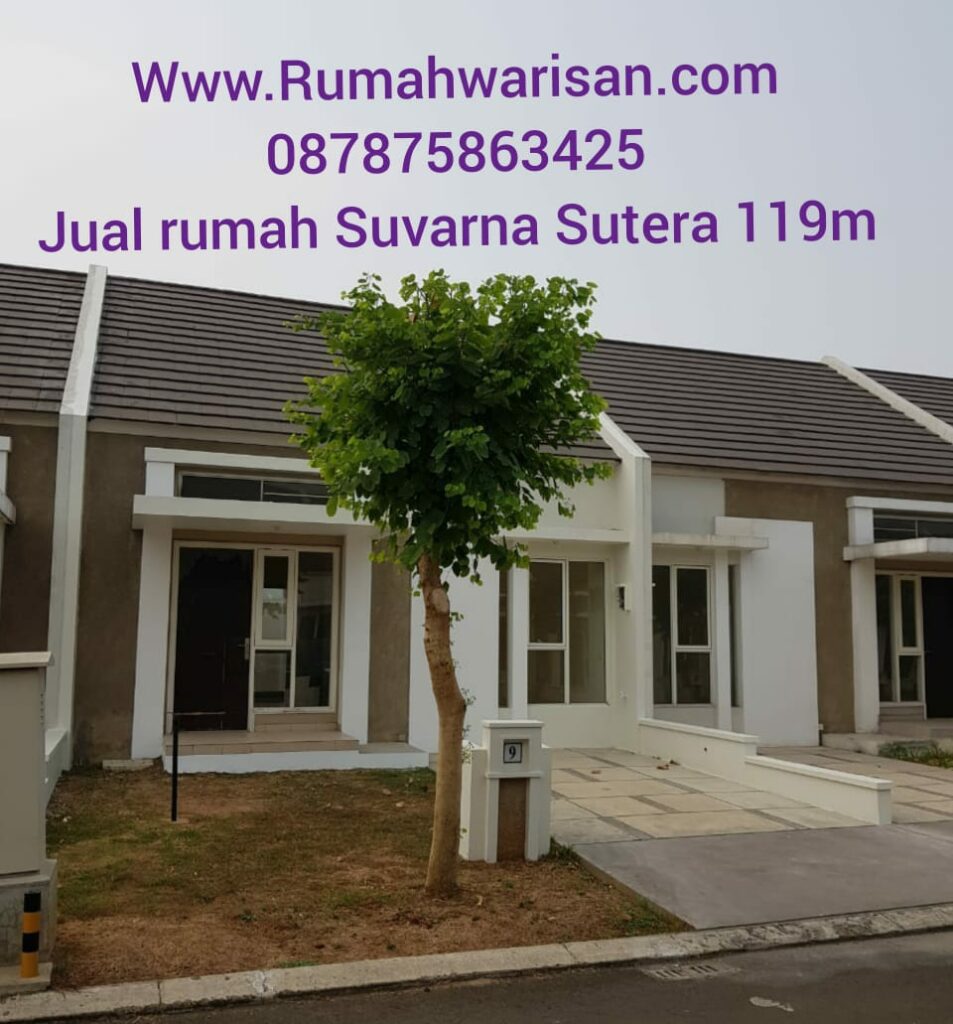 Rumahwarisan Jual Suvarna Sutera Hgb 600jt di Tomang 087875863425