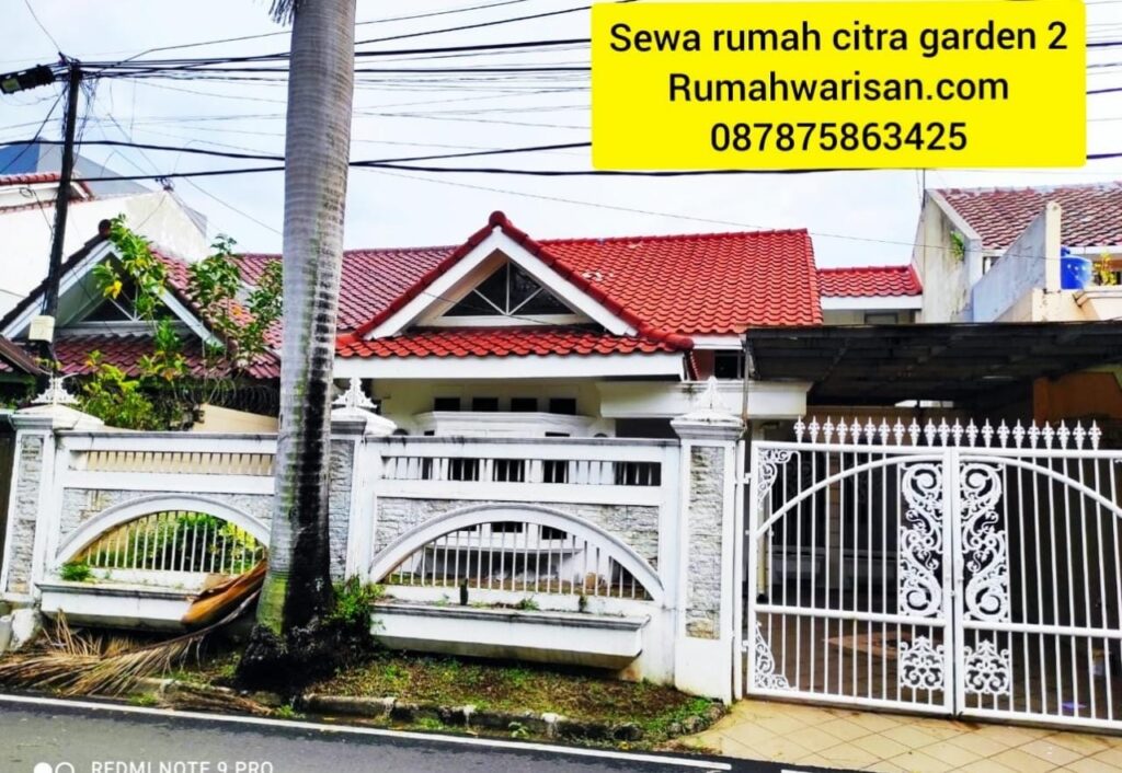 Disewa Rumah Citra 2 Kalideres Jakarta Barat Tato 087875863425